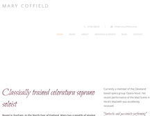Tablet Screenshot of marycoffield.co.uk